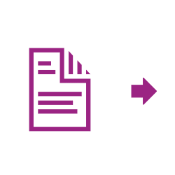 Icono púrpura documento