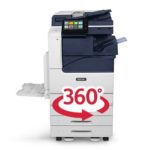 Xerox® Serie VersaLink® B7100, impresora monocromática en demostración virtual y vista de 360