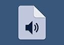 Icono de conversión a audio Icono de conversión a audio